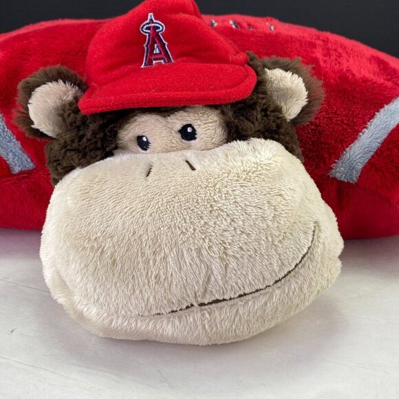 My Pillow Pet MLB Los Angeles Angels Monkey Plush - Picture 2 of 10